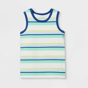 Cat & Jack Toddler Boys' Striped Knit Tank Top Size 5T